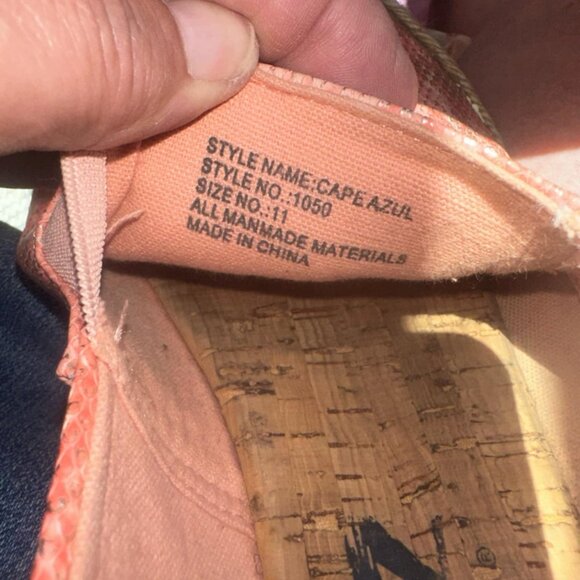 Seven 7 Footwear‎ Cape Verde Coral size 11 - Picture 4 of 7